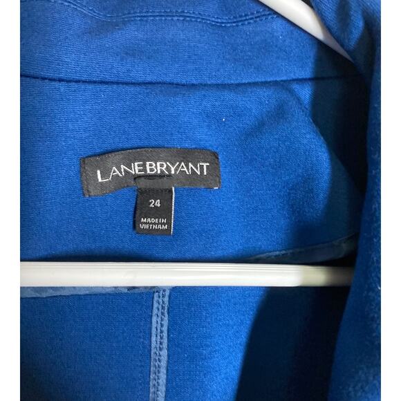 Lane Bryant Dark Turquoise Moto Jacket  Sz 24 - Picture 4 of 5